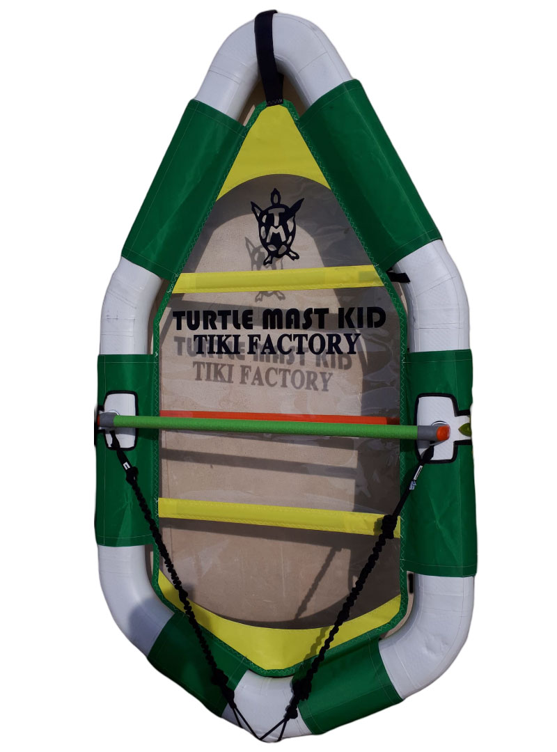 apprendre la planche a voile avec une voile legere et gonflable turtle mast kids